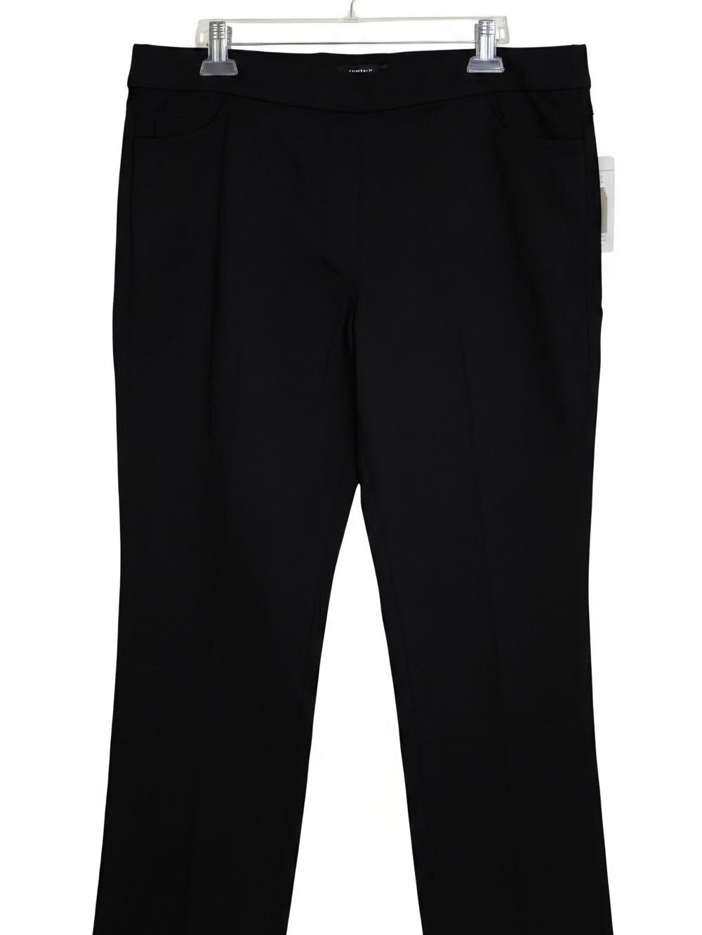 Alfred Dunner Black Straight-Leg Dress Pants - Picture 2 of 8